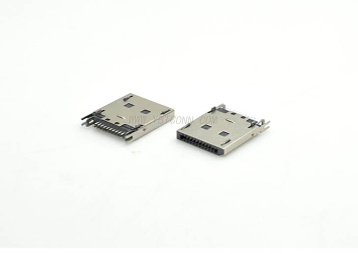 Dis playport 20PIN 夹板式