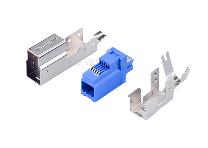 USB3.0 B TYPE 焊接式,三件套