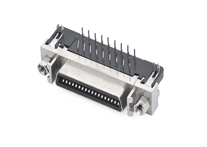 SCSI 连接器 36P 90° 母座