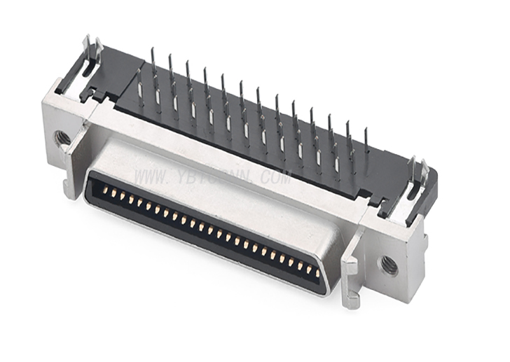 SCSI 连接器 50P 90° 母座