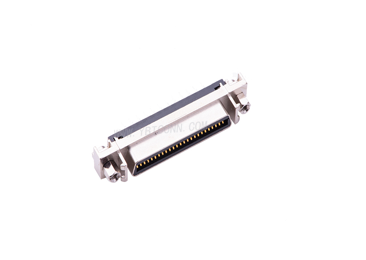 SCSI 连接器 50P 180° 母座