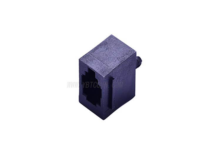 RJ11 4P4C 180° 穿孔式