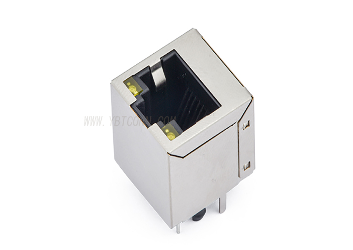 RJ45 8P8C 180° 穿孔式 (带LED)