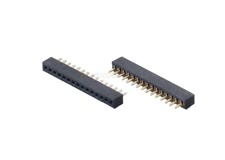 排母 单排PH1.0mm 1.0X2.0 DIP180°