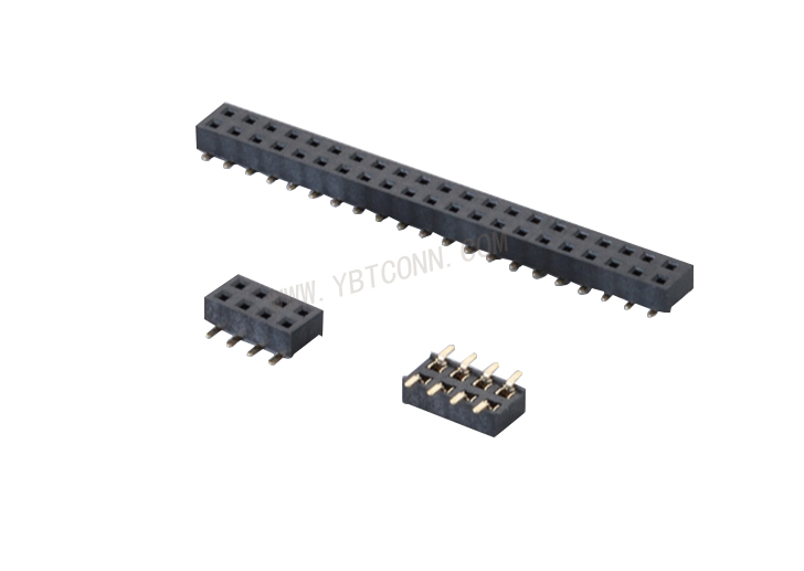 排母 双排PH1.0mm 1.0X2.0 SMT立贴