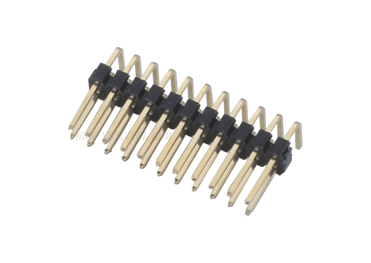 排针 PH2.0mm DIP90° 双排单塑