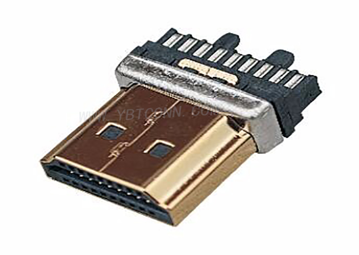 HDMI19P A型 公头 焊线式镀金
