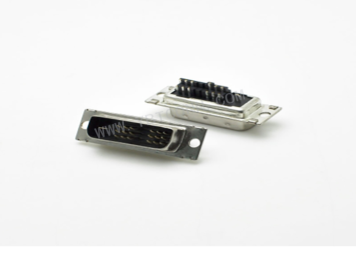 DVI 18+1PIN 公头 焊线式