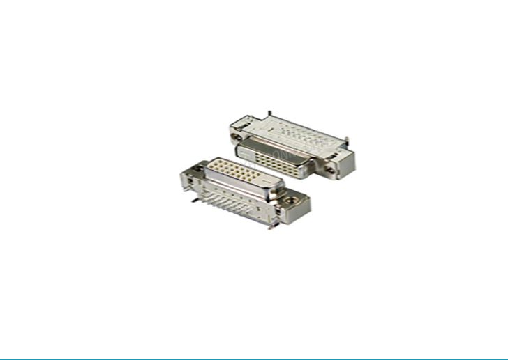 DVI-24+1 母头 DIP90度